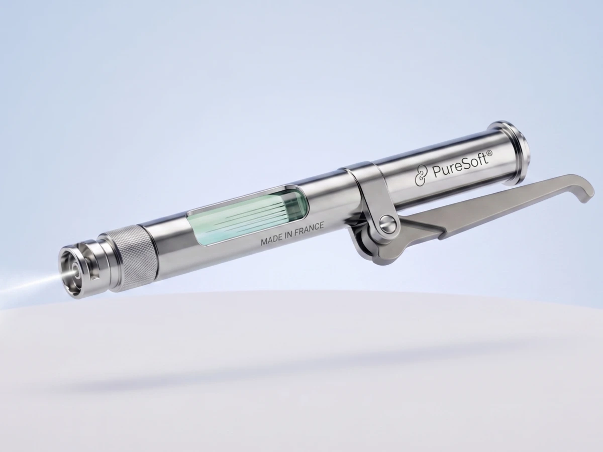 PureSoft reduced-discomfort anaesthesia device